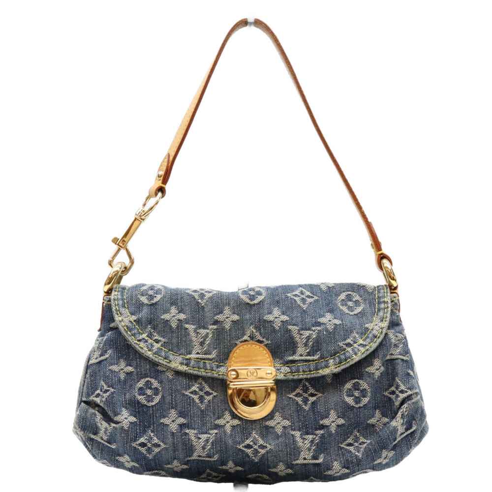 LOUIS VUITTON Louis Vuitton 2006 M95050 Monogram Denim Mini Pleaty Shoulder B...